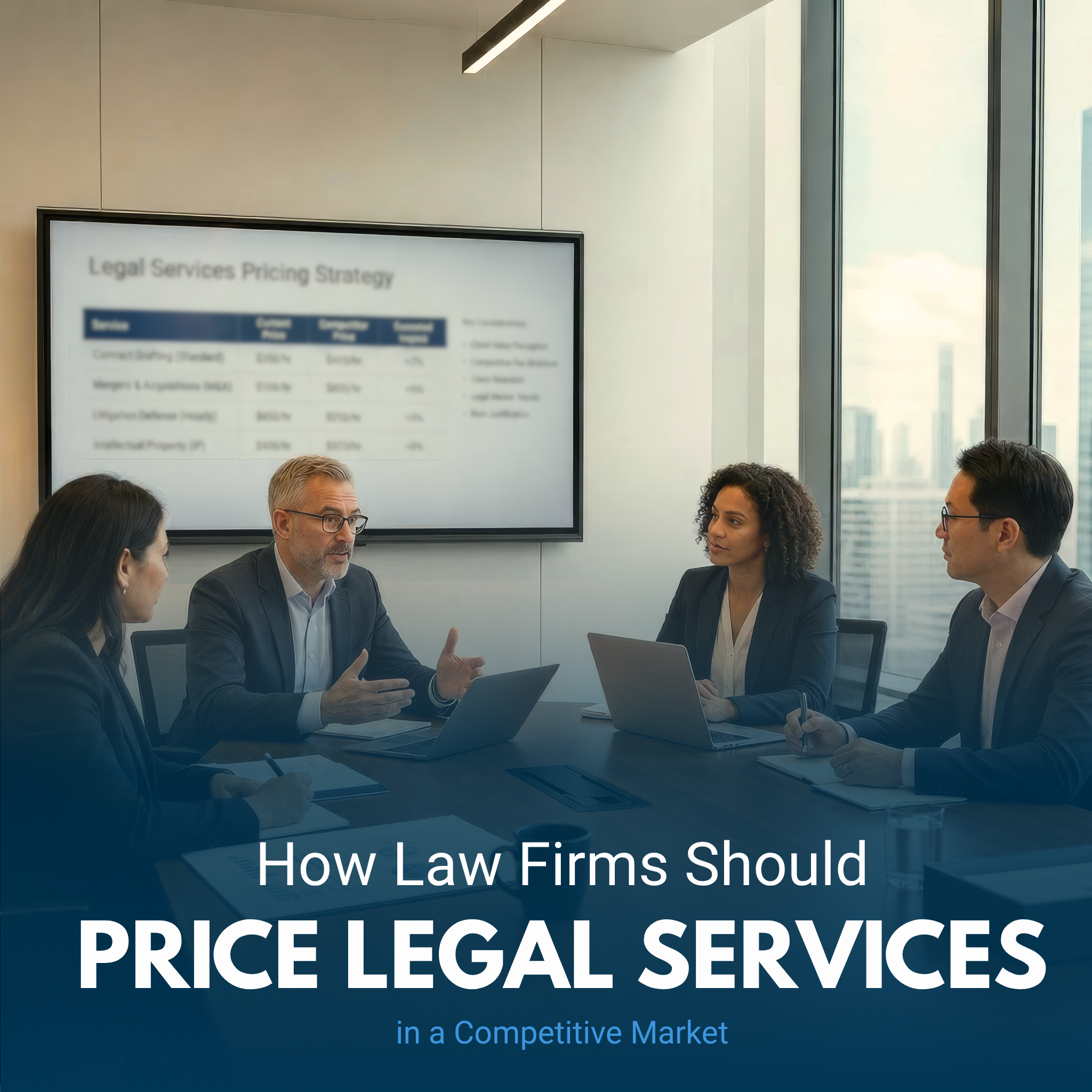 How Law Firms Should Price Legal Services in a Competitive Market