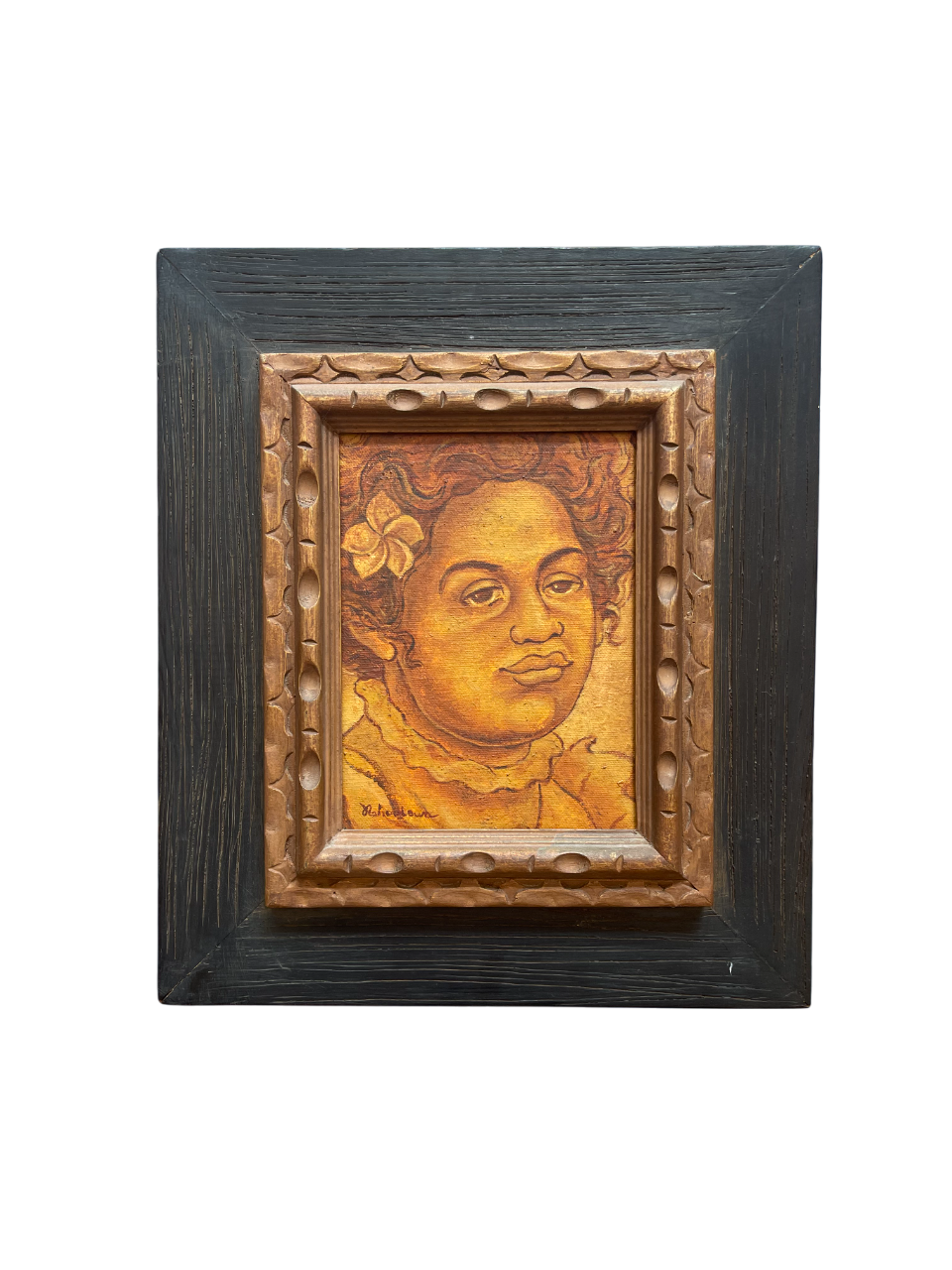 Wahine Portrait I by Ernest Naho‘olewa