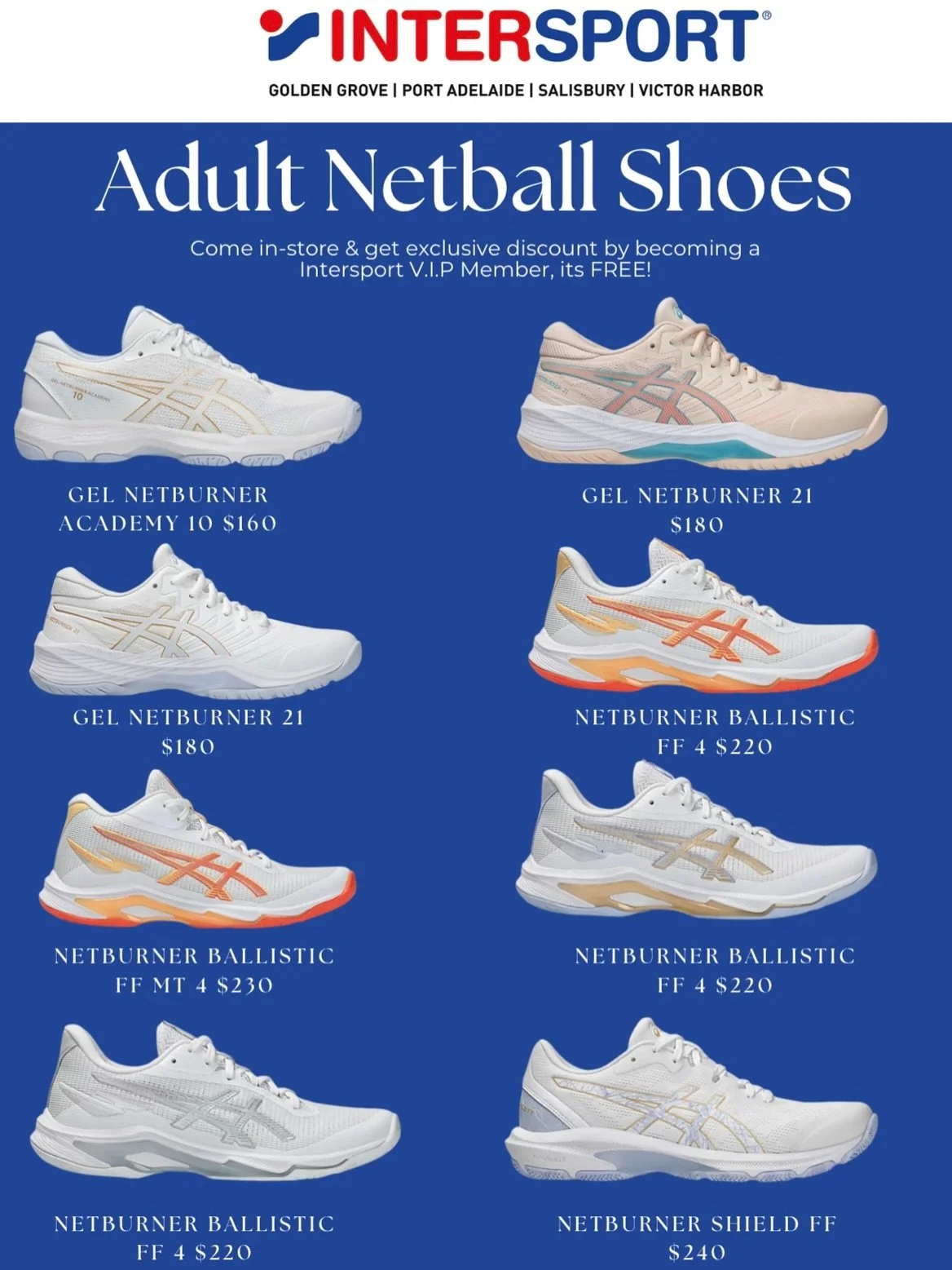 Are you due for a fresh pair of netball shoes, Allstars?👟 Well, now just happens to be the perfect time to head into your local Intersport to be fitted for your new kicks before Summer Season 2025/26 officially begins in a couple of weeks time🤩 Why