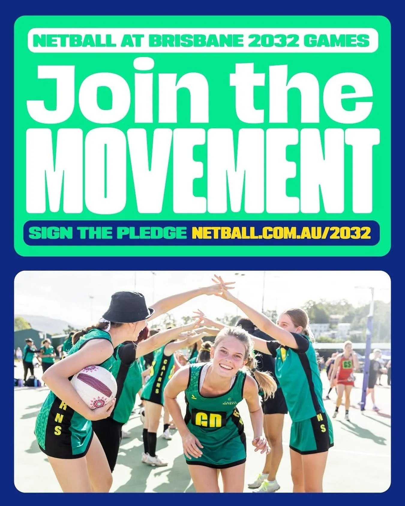 📣 BACK-THE-BID!! Calling all Allstars; netball as a whole, needs your help! It&rsquo;s time for the sport to receive the worldwide recognition it truely deserves!👏🏼

Believe it or not, netball is not currently a sport that qualifies to be played a