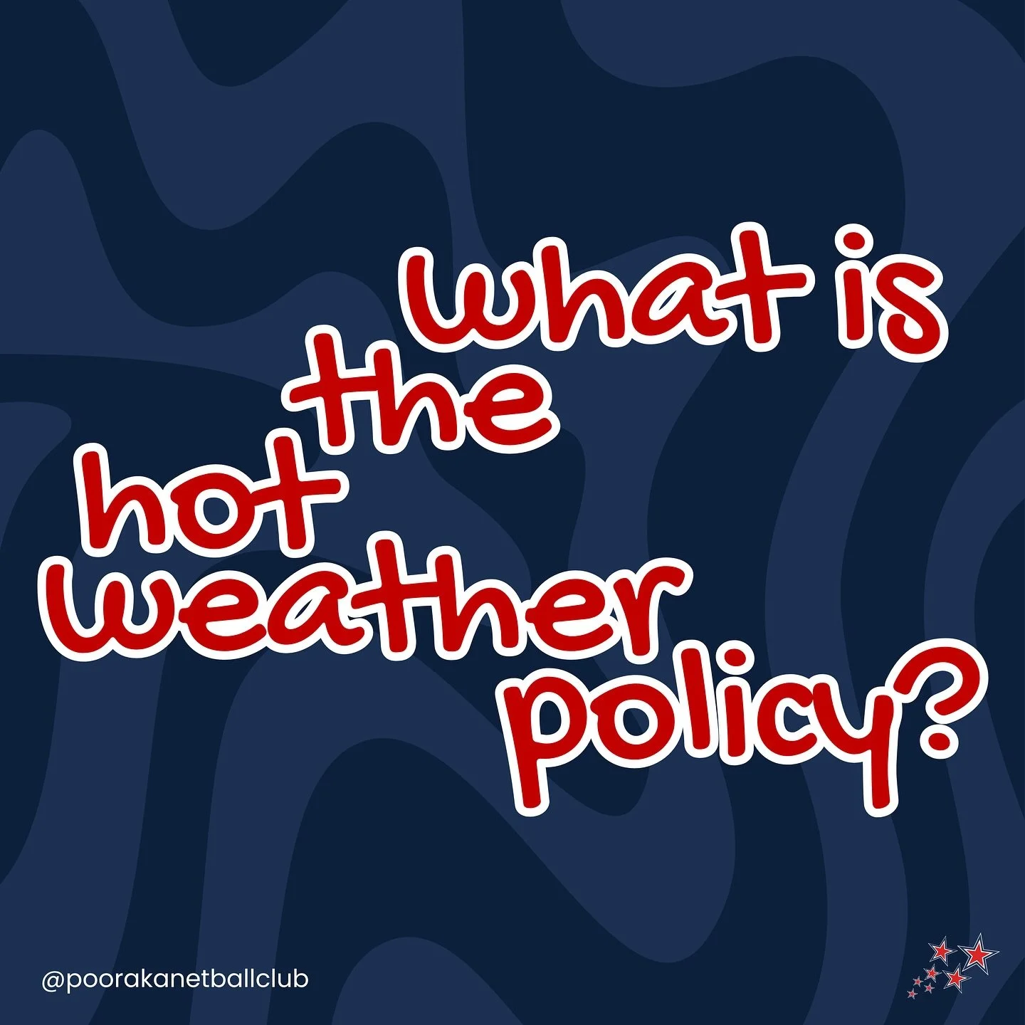 HOT WEATHER POLICY🥵🌞

Hiya Allstars👋🏼 Just wanted to remind you all of the Hot Weather Policy at SADNA and our club&rsquo;s policy as we head into the midst of Summer Season 2025/26, as these policies tend to come into play quite regularly toward