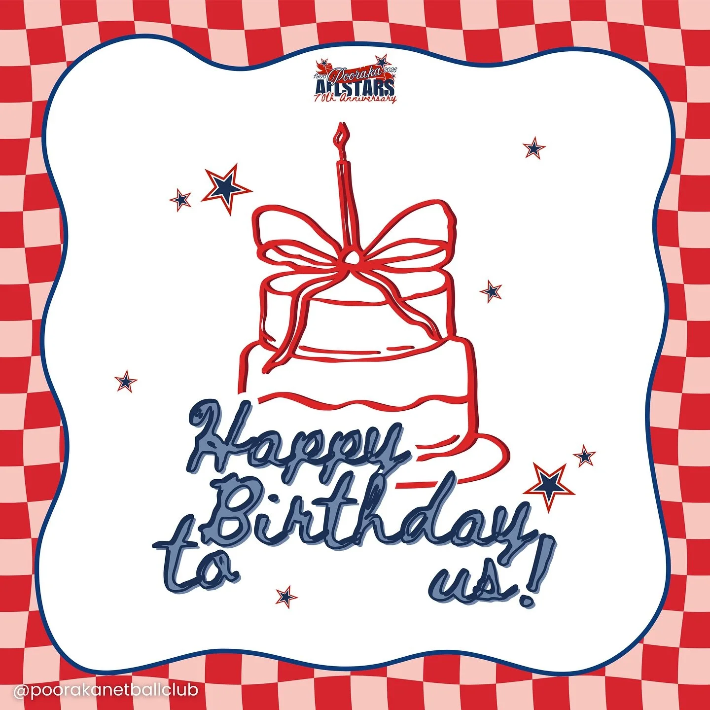 We&rsquo;re fashionably late to our own party, but today happens to be our BIRTHDAY and marks exactly 70-years since Pooraka Netball Club Inc. was first founded on February 16 in 1956❤️💙