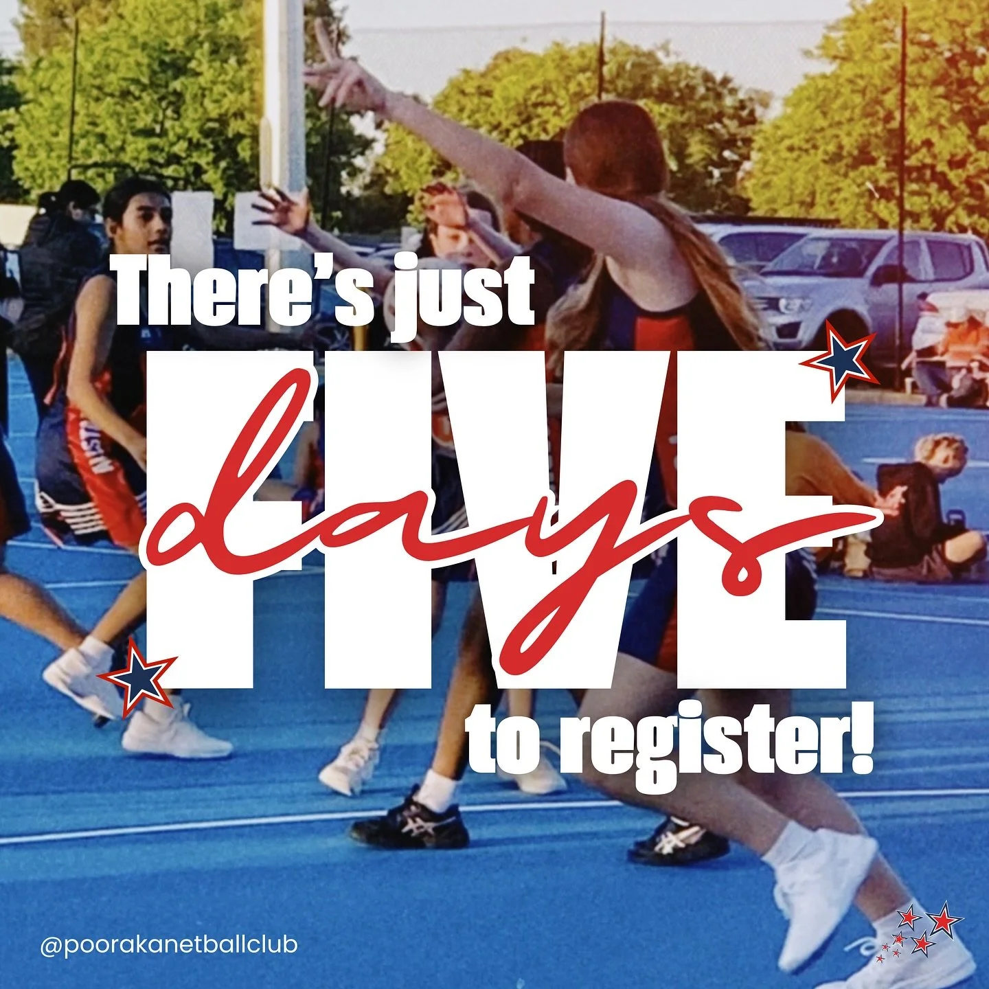 5-DAYS TO GO until registrations close for RETURNING Allstars⏰ If you&rsquo;re wanting to roll on over into the upcoming Winter Season 2026 with the Pooraka family then be sure to check your inbox for a registration email from us, jump onto PlayHQ an