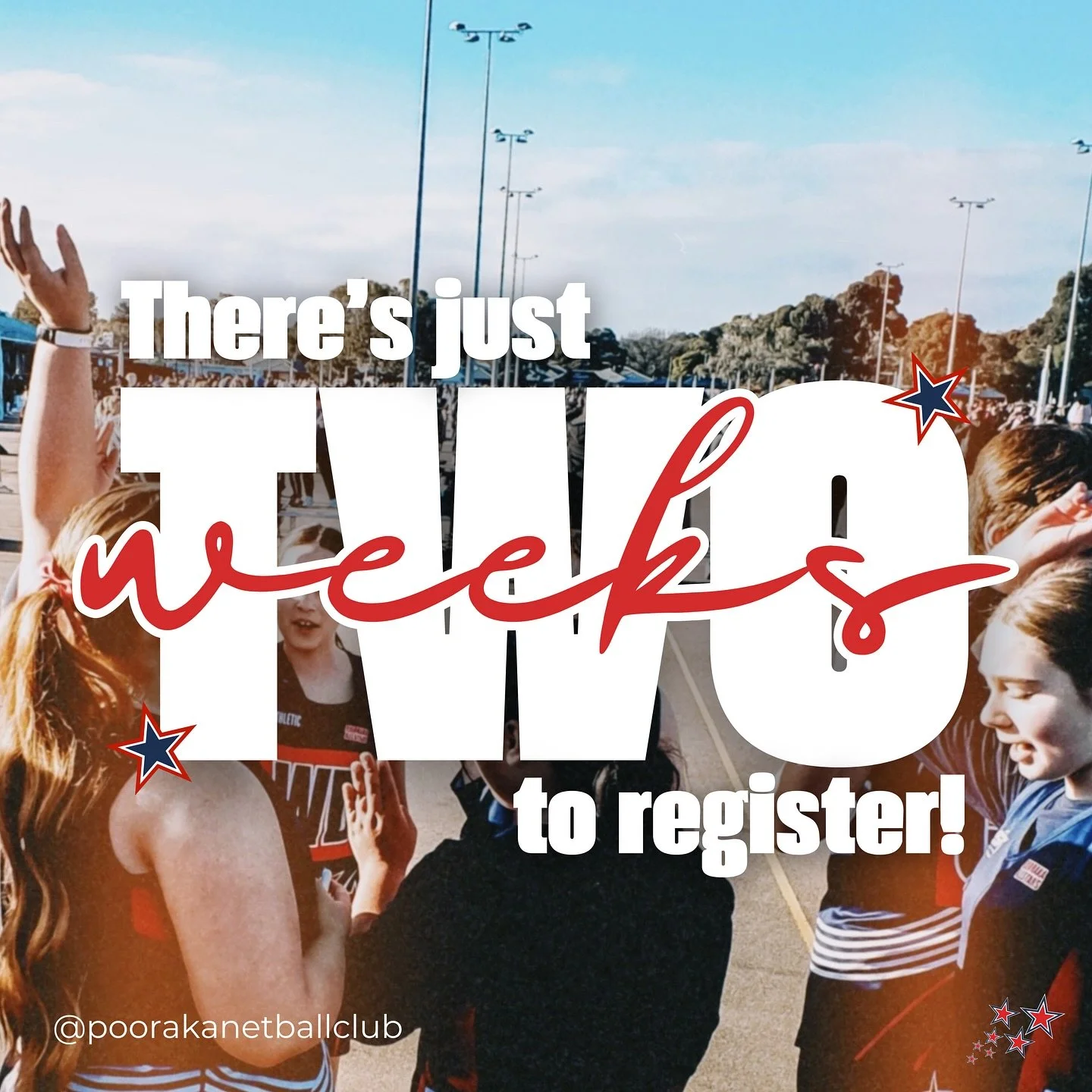 2-WEEKS TO GO⏰ There&rsquo;s just 14-days left before registrations close for RETURNING Allstars! If you&rsquo;re wanting to roll on over into the upcoming Winter Season 2026 with the Pooraka family then be sure to check your inbox for a registration