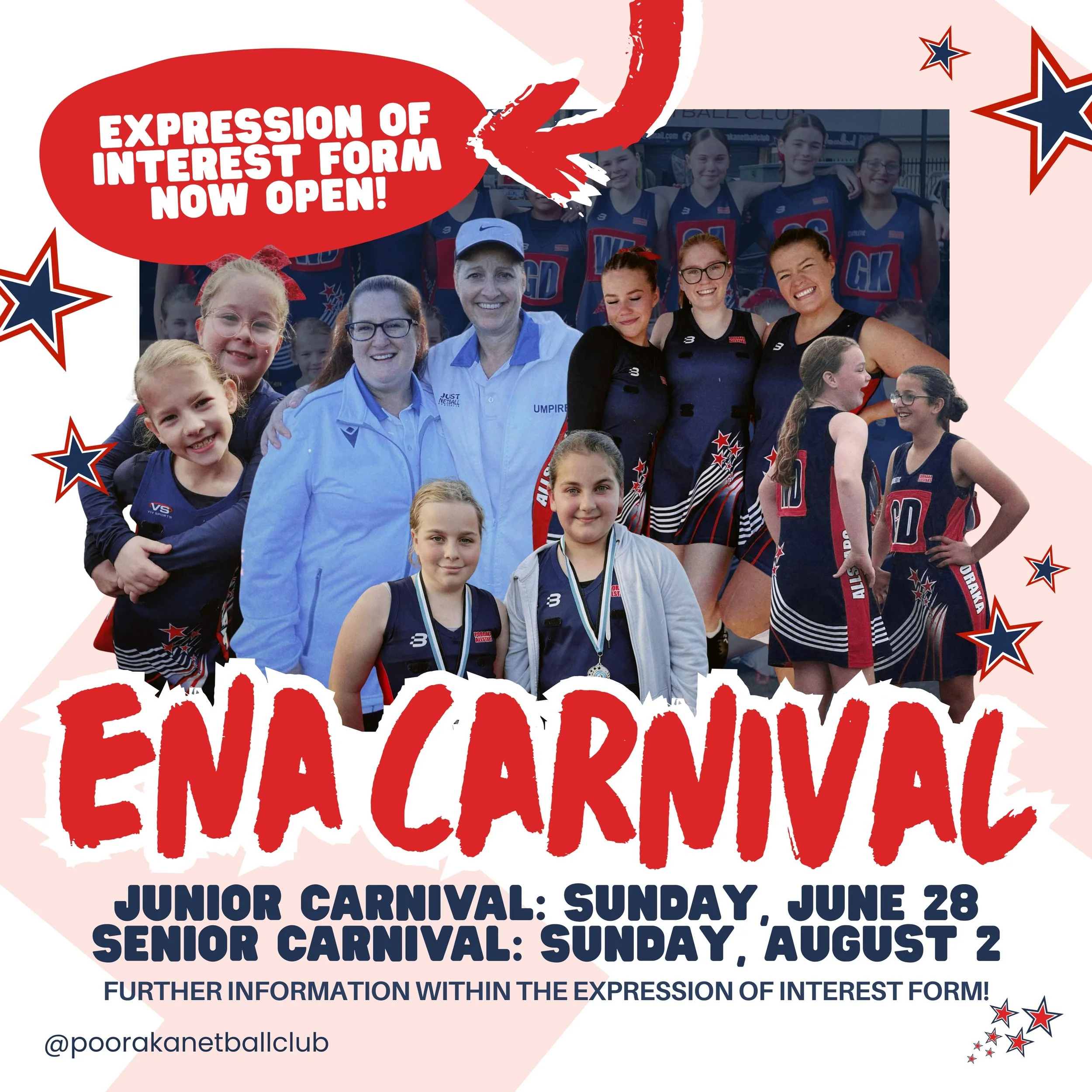 The ENA Carnival is back for 2026! We had the most fun filled days with all of our Allstars last year, and we can&rsquo;t wait to do it with you all again!🙌🏼

As the interest and participation numbers for the event continue to soar, again this year