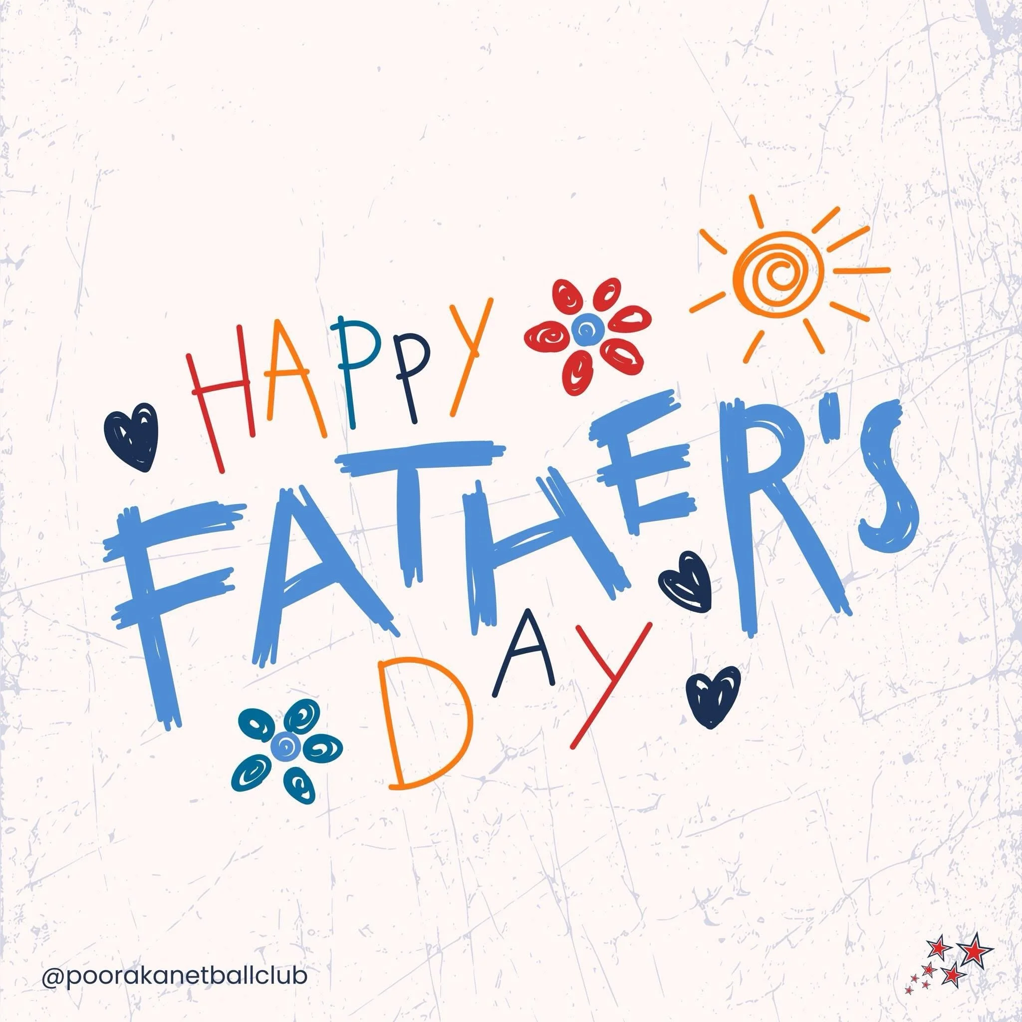 HAPPY FATHER&rsquo;S DAY🩵 To all of our amazing Dads &amp; Fatherly figures who support their child and loved ones on the sideline each week, the Dads who help their kiddos get to training on time, the Dads who volunteer their free time to coach, sc
