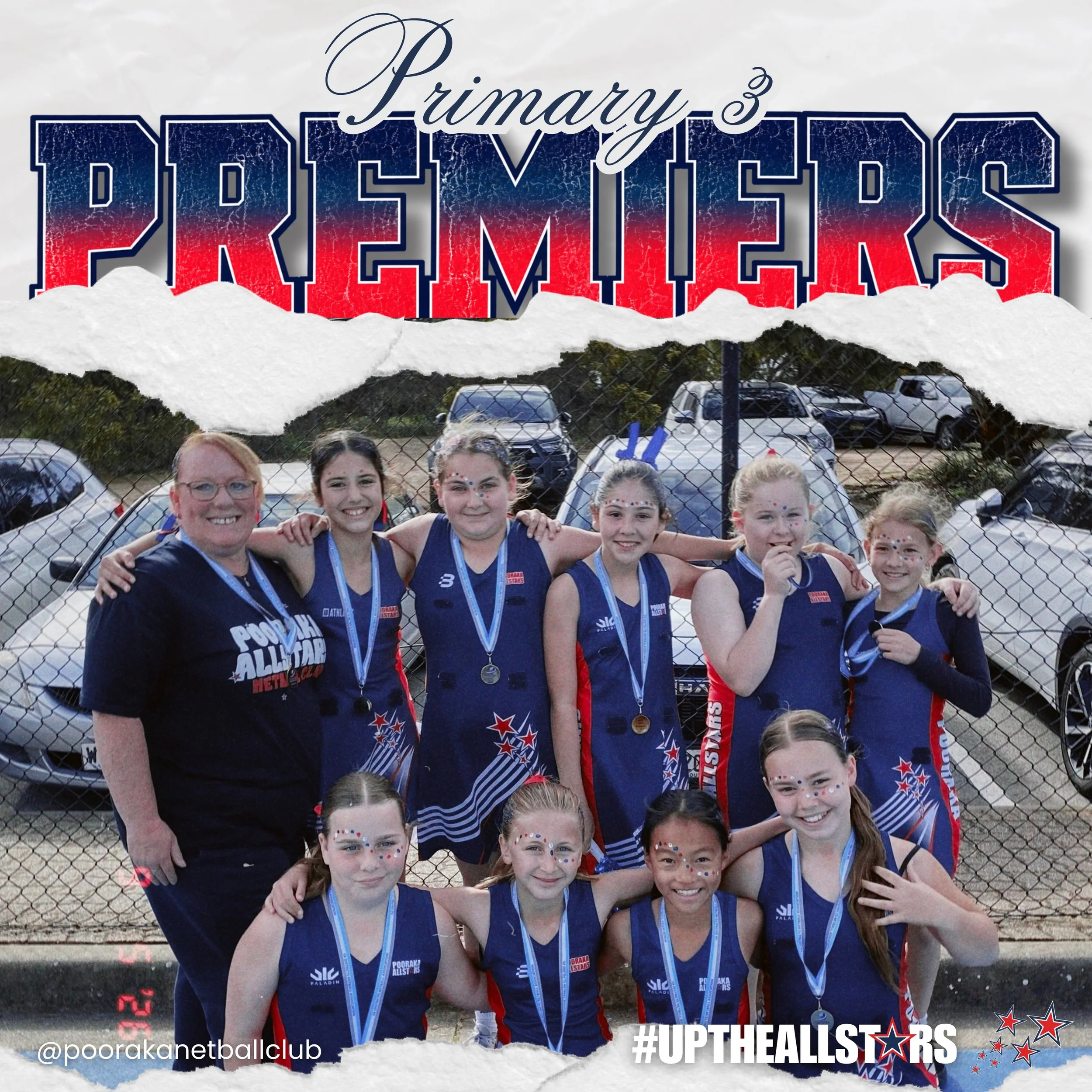 YOUR WINTER SEASON 2026 PRIMARY 3 PREMIERS🤩

Another massive round of congratulations are in order to Coach Belinda &amp; her Allstars on their 6-GOAL WIN in their Grand Final against Tea Tree Gully 1 today, with a final score of 15-9. With scores e