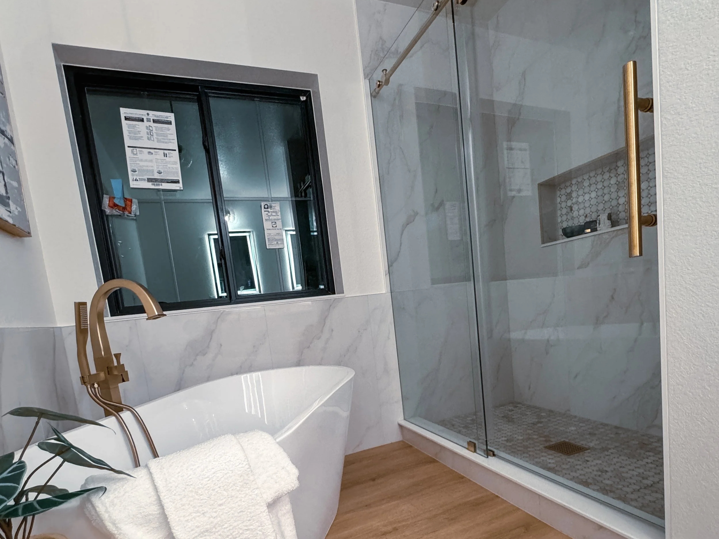 Bathroom in addition. Built by Stellaris Build Co.