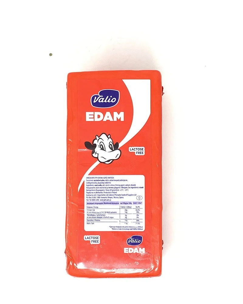 Edam Cheese 24 % Valio Delact in Sliced 200g