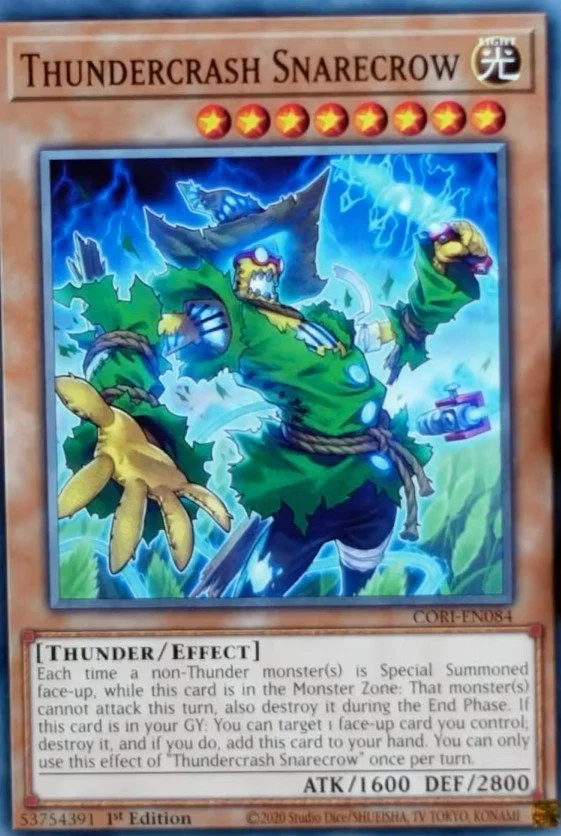 THUNDERCRASH SNARECRASH - CORI-EN084 - 1st Edition - COMMON