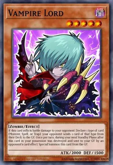 VAMPIRE LORD (CHIBI)  - BLGG-EN004 - 1st Edition - SECRET RARE
