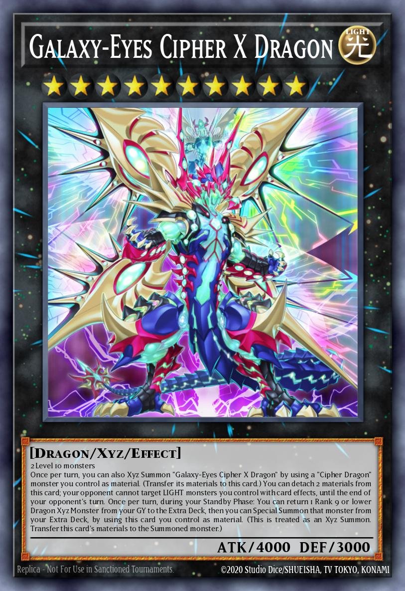 GALAXY-EYES CIPHER X DRAGON - BLGG-EN101 - 1st Edition - SECRET RARE