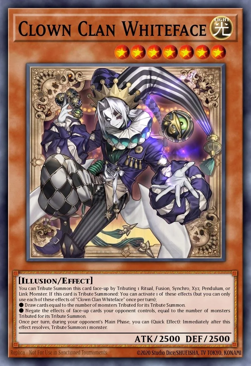 CLOWN CLAN WHITEFACE - BLZD-EN0015- 1st Edition - SUPER RARE