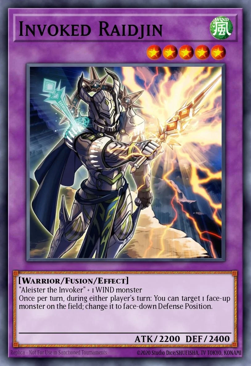 INVOKED RAIDJIN - BLGG-EN085 - 1st Edition - ULTRA RARE