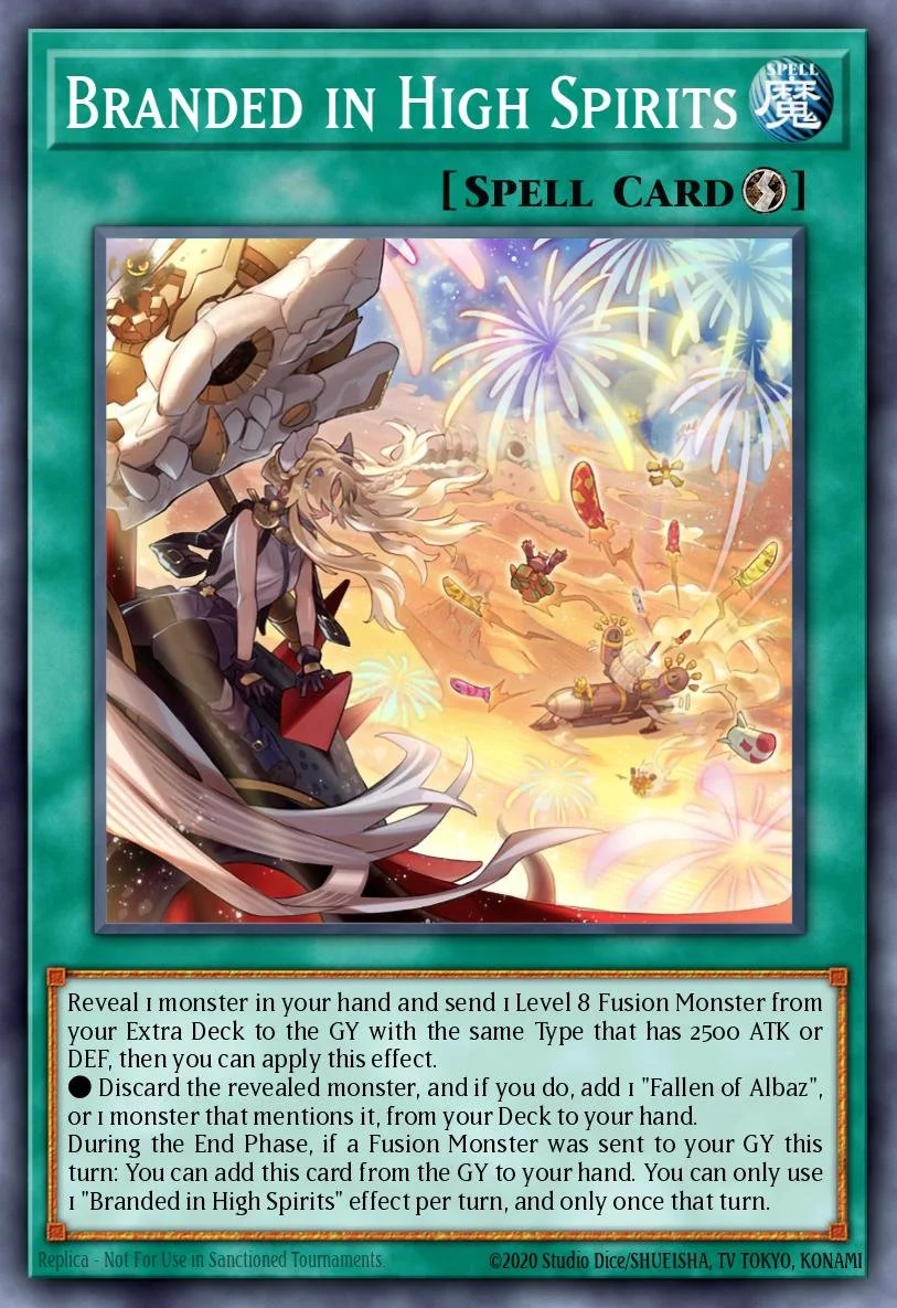 Branded in High Spirits - RA05-EN067 - 1st Edition - Starlight Rare