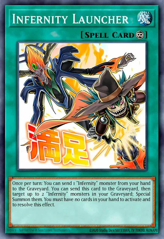 Infernity Launcher (Variant Art) - RA05-EN139 - 1st Edition - Ultra Rare