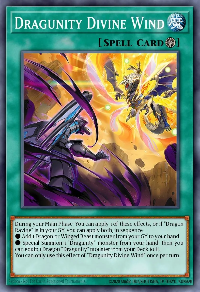DRAGUNITY DIVINE WIND - BLGG-EN015 - 1st Edition - ULTRA RARE