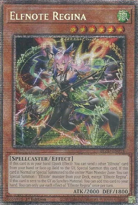ELFNOTE, REGINA - BLZD-EN014 - Starlight Rare - 1st Edition