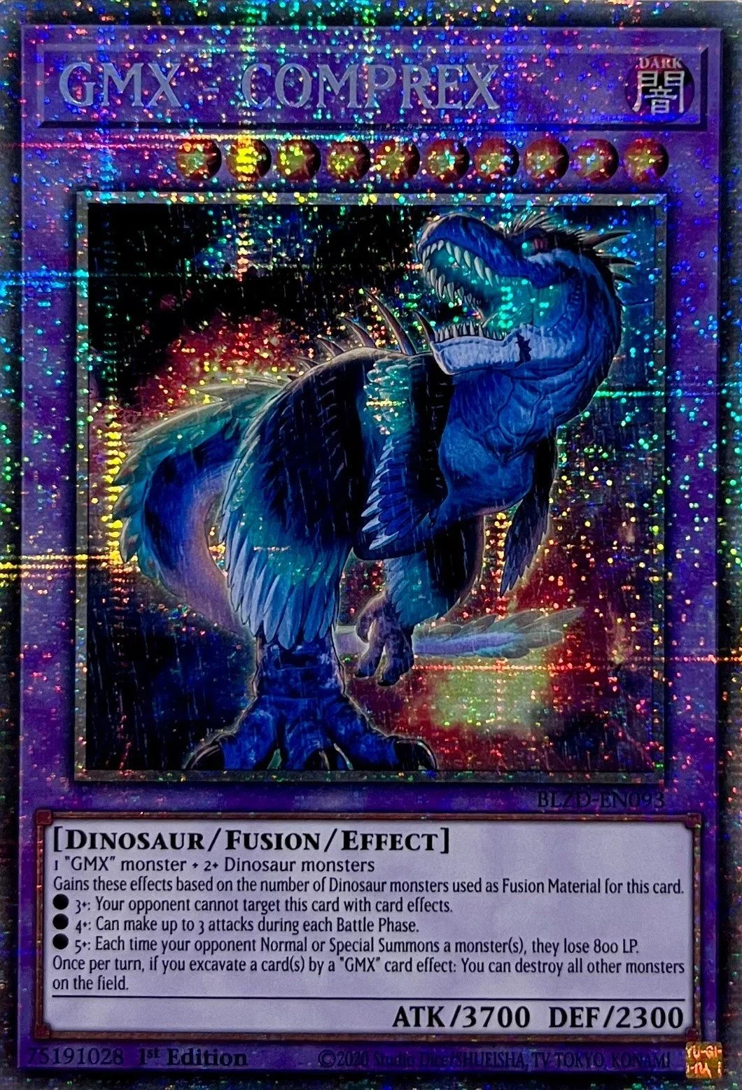 GMX - COMPREX - BLZD-EN093 - Starlight Rare - 1st Edition