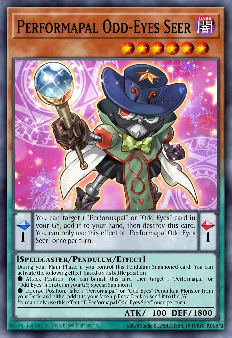 Performapal Odd-Eyes seer - LAVD-ENO17 - 1st Edition - COMMON