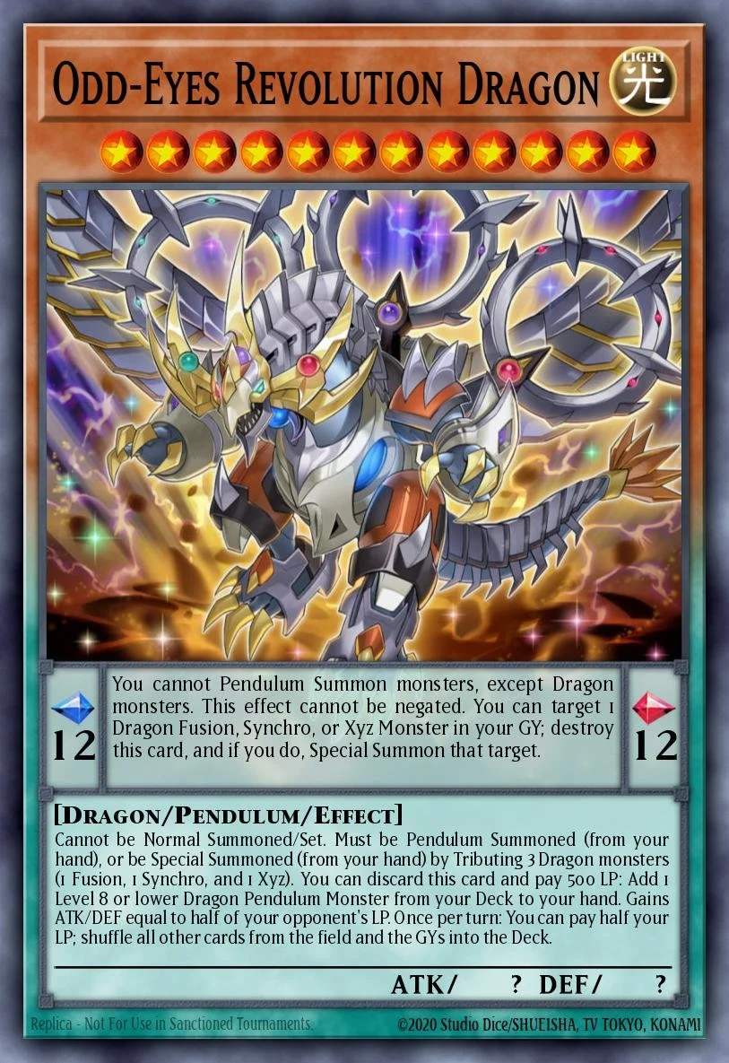 Odd-Eyes Revolution Dragon - LAVD-ENO12 - 1st Edition - COMMON