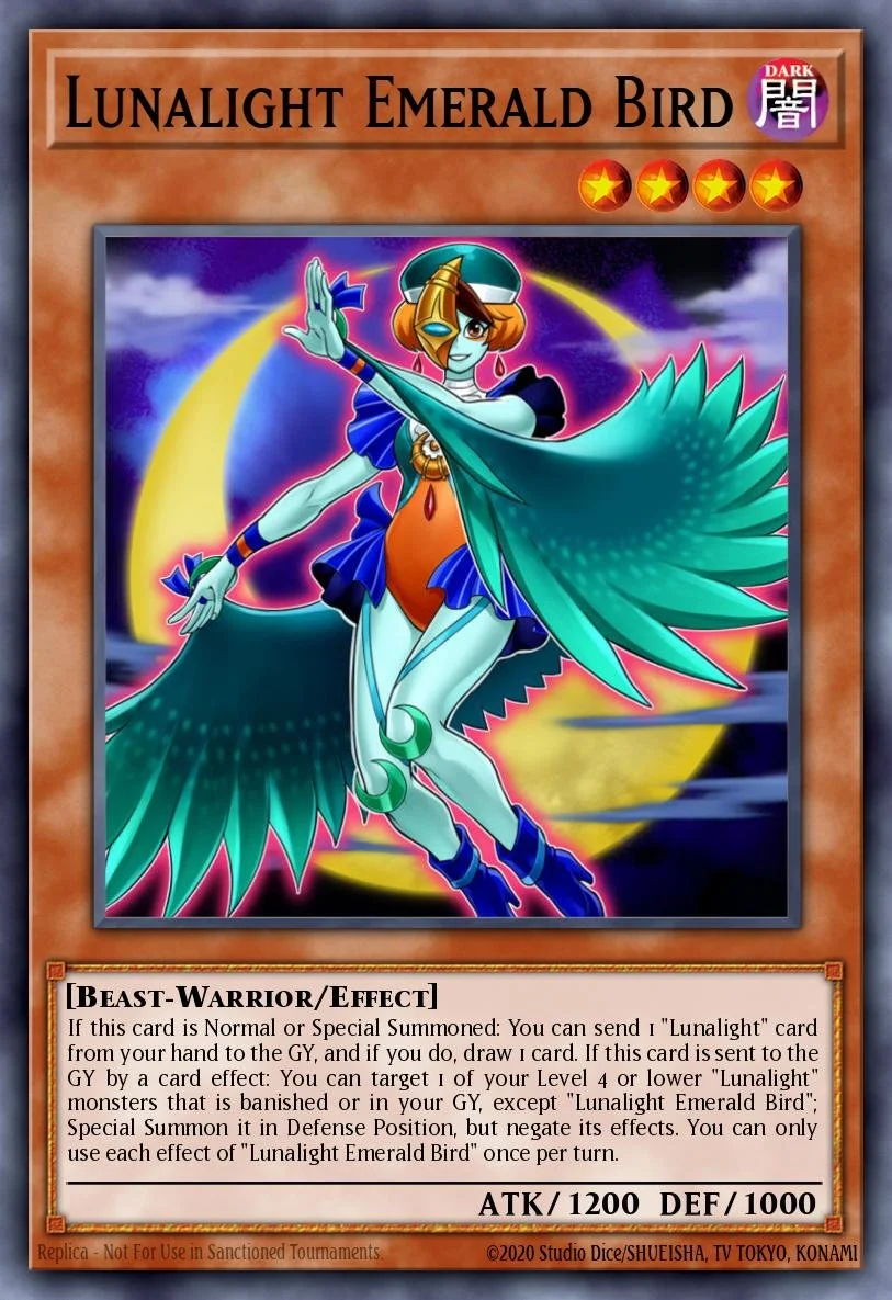 Lunalight Emerald Bird - LAVD-ENL07 - 1st Edition - ULTRA RARE