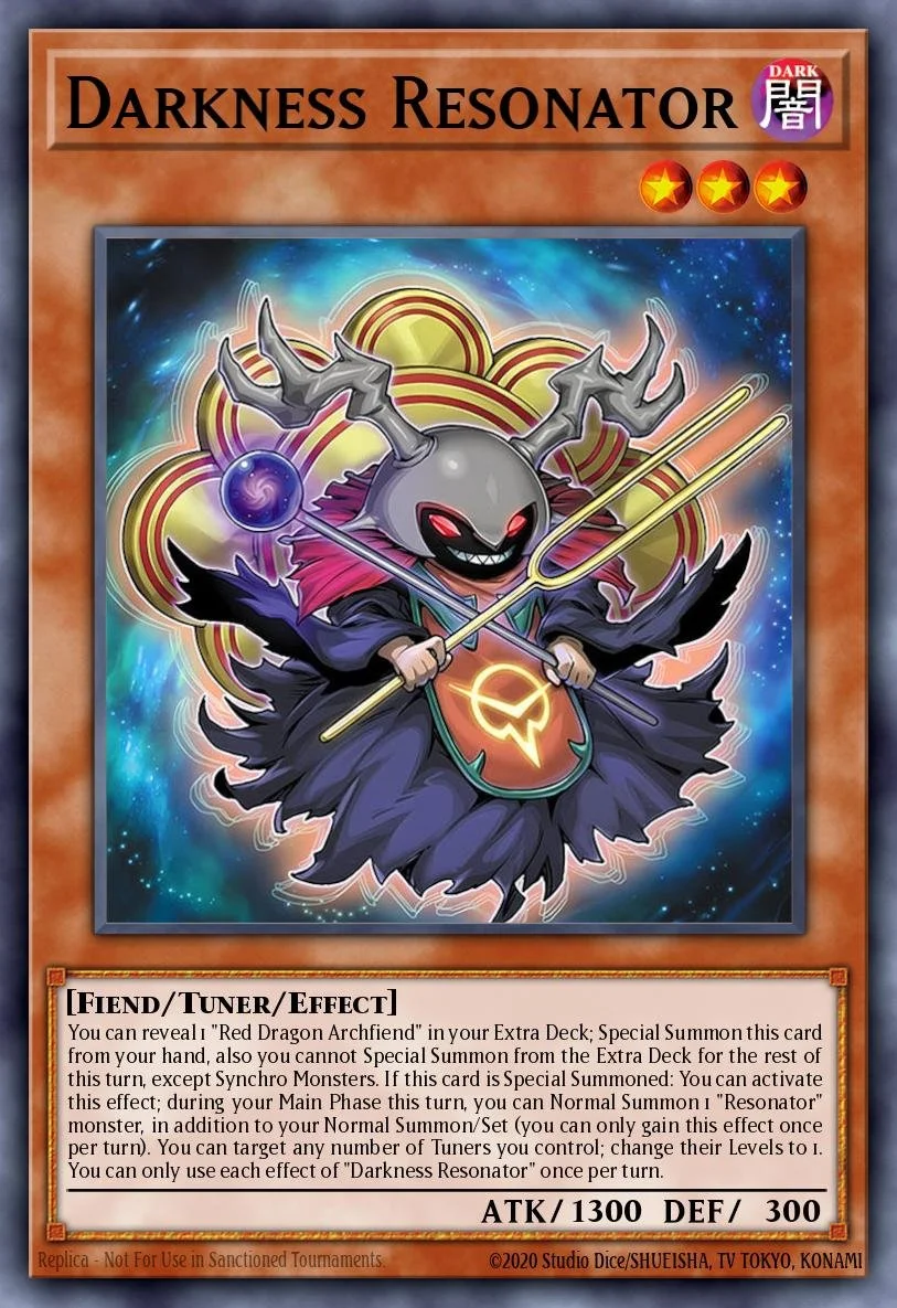 DARKNESS RESONATOR - BLZD-EN001 - 1st Edition - SUPER RARE