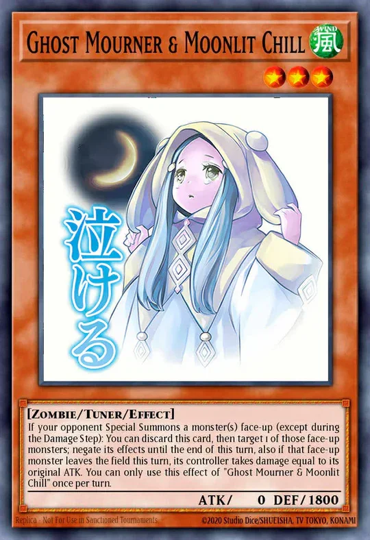 Ghost Mourner & Moonlit Chill (Variant Art) - RA05-EN096 - 1st Edition - Ultra Rare