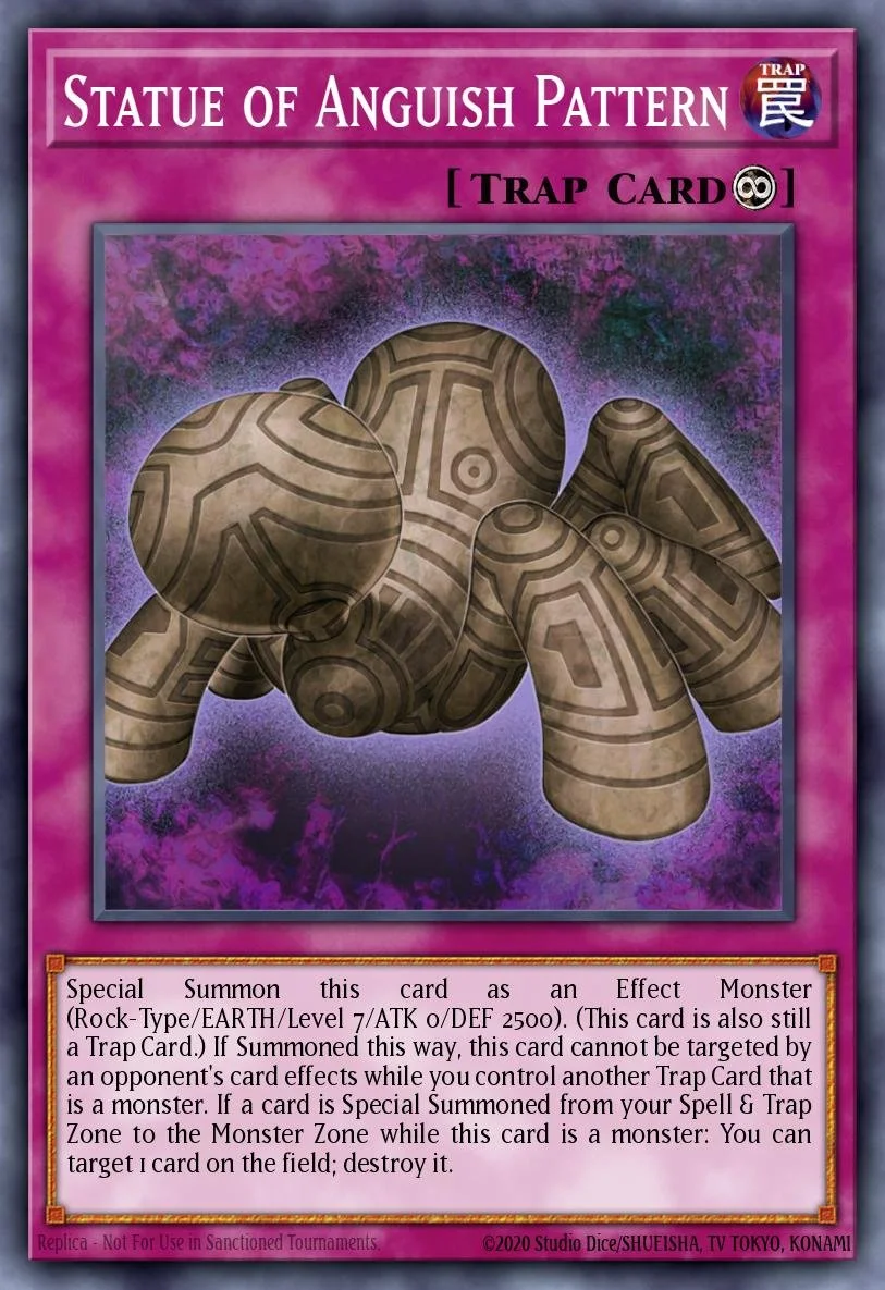 STATUE OF ANGUISH PATTERN - BLGG-EN132 - 1st Edition - ULTRA RARE
