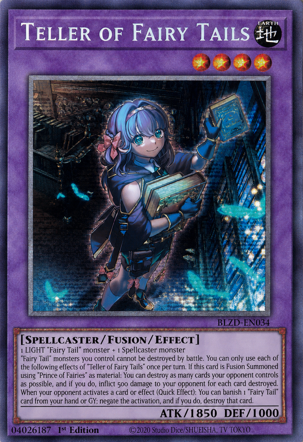 Teller of Fairy Tails - BLZD-EN034 - Starlight Rare - 1st Edition