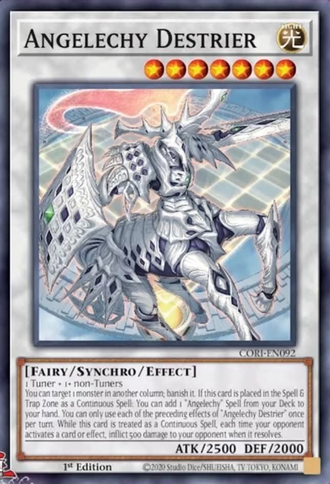 ANGELECHY DESTRIER - CORI-EN092 - 1st Edition - SUPER RARE