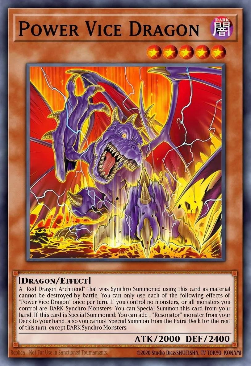 POWER VICE DRAGON - BLZD-EN002 - 1st Edition - SECRET RARE