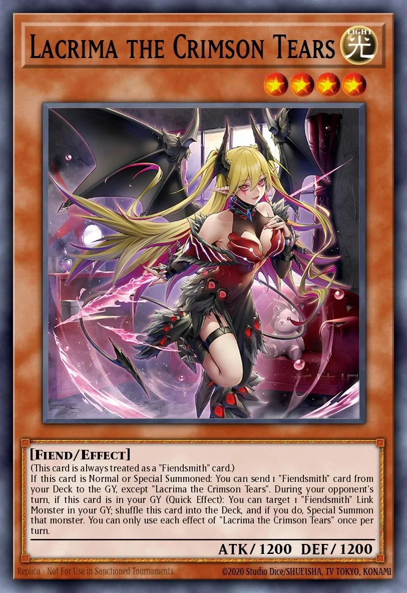 LACRIMA THE CRIMSON TEARS - BLGG-EN081 - 1st Edition - ULTRA RARE