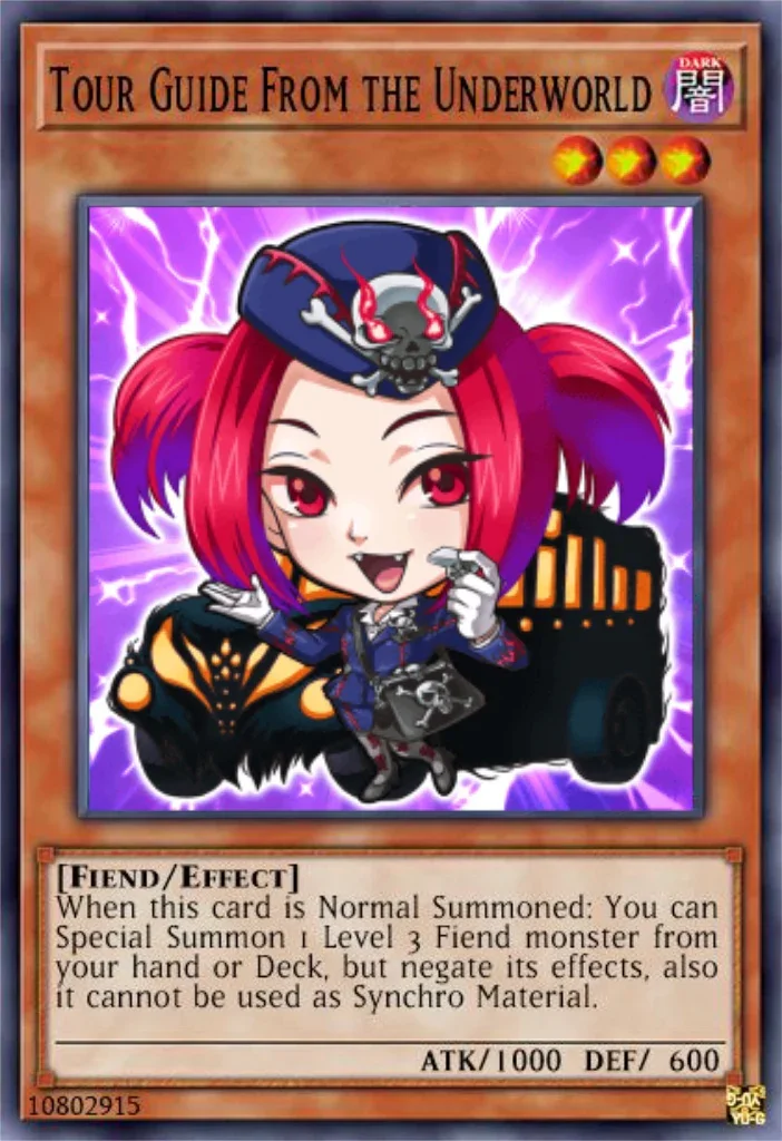 TOUR GUIDE FROM THE UNDERWORLD (CHIBI)  - BLGG-EN005 - 1st Edition - SECRET RARE
