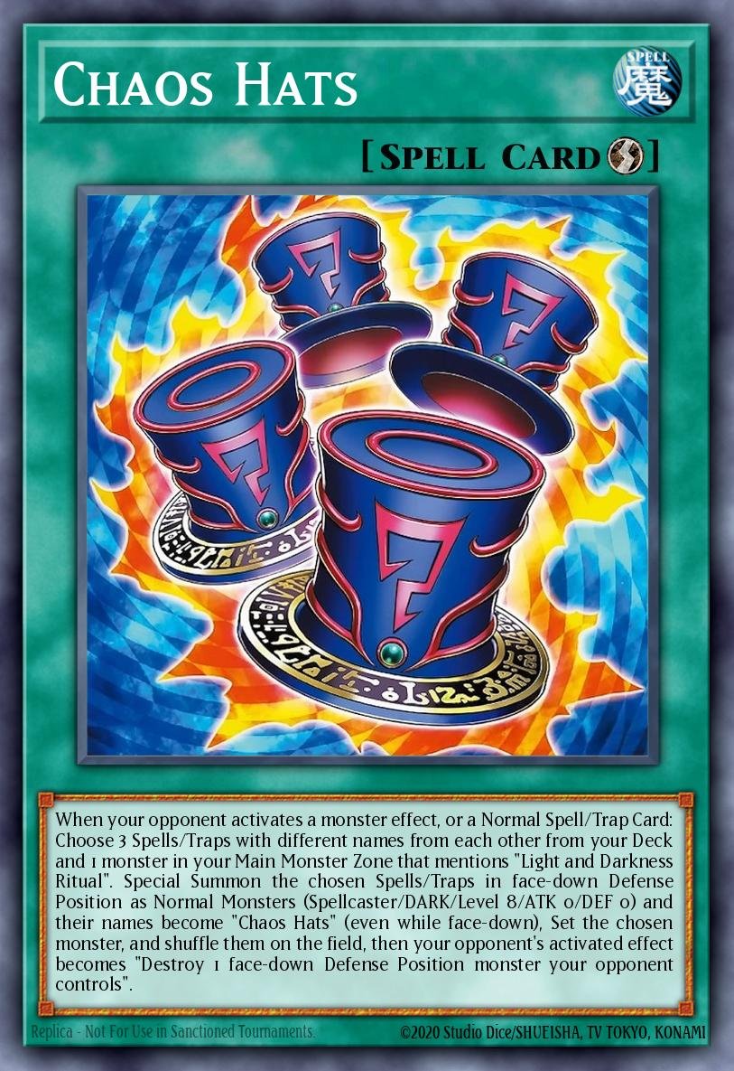 CHAOS HATS - CORI-EN046 - 1st Edition - SUPER RARE