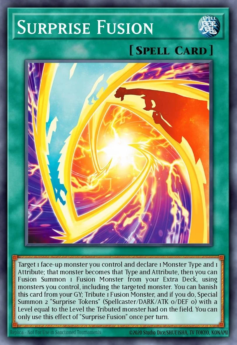 SURPRISE FUSION - BLGG-EN041 - 1st Edition - SECRET RARE