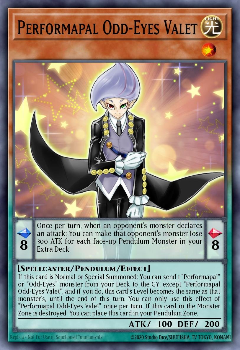 Performapal Odd-Eyes Valet - LAVD-ENO14 - 1st Edition - COMMON