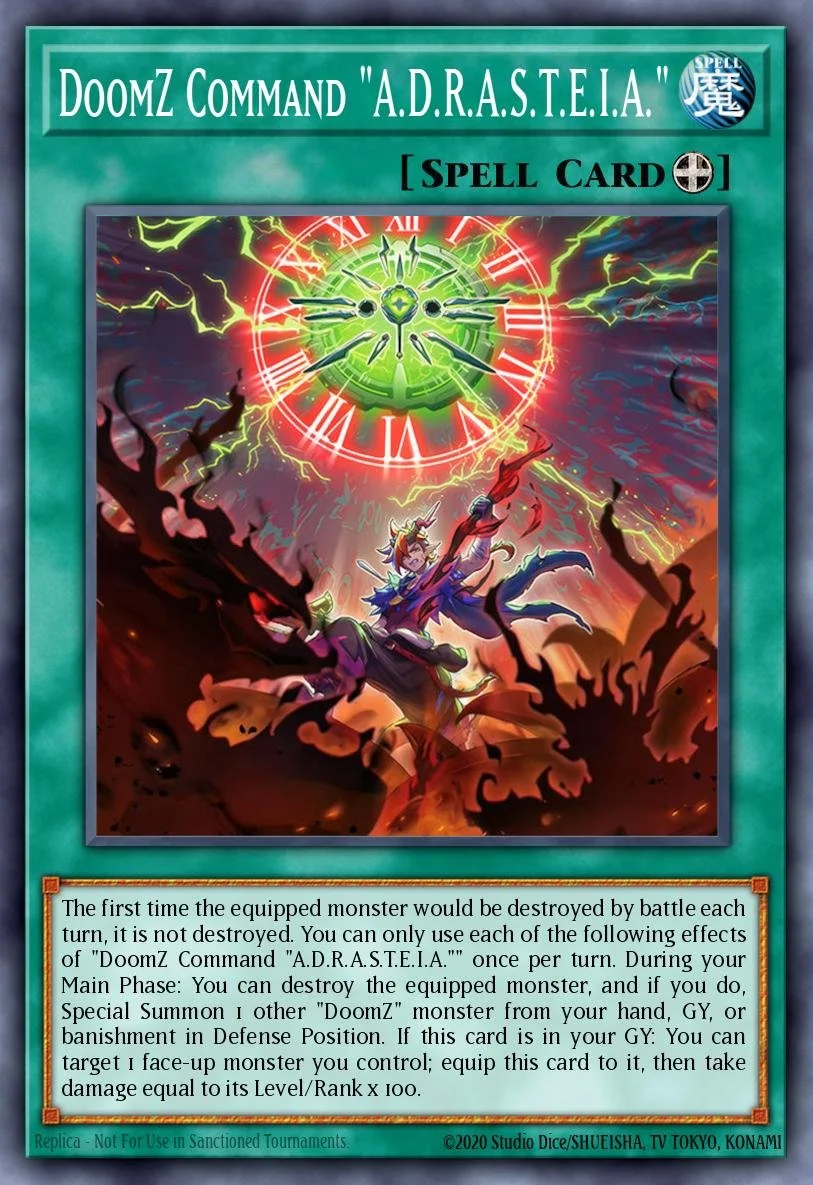 DOOMZ COMMAND "A.D.R.A.S.T.E.I.A." - BLZD-EN058 - 1st Edition - COMMON