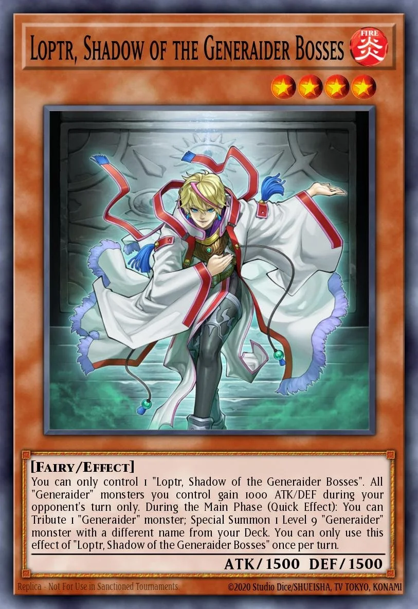 Loptr, Shadow of the Generaider Bosses - RA05-EN016 - 1st Edition - Ultimate Rare
