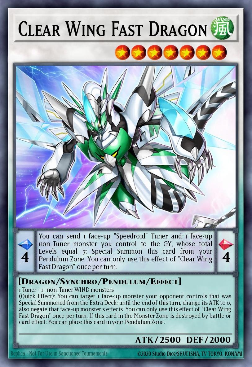 Clear Wing Fast Dragon - LAVD-ENS29 - 1st Edition - COMMON