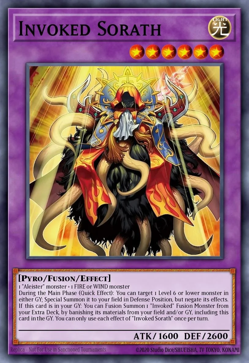 INVOKED SORATH - CORI-EN030 - 1st Edition - SUPER RARE