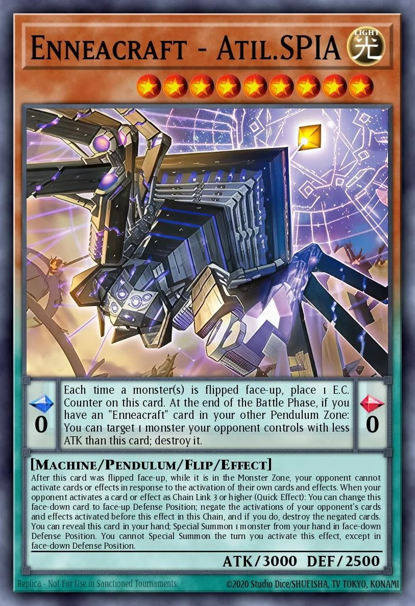 ENNEACRAFT - ATIL.SPIA - BLZD-EN020 - 1st Edition - SUPER RARE