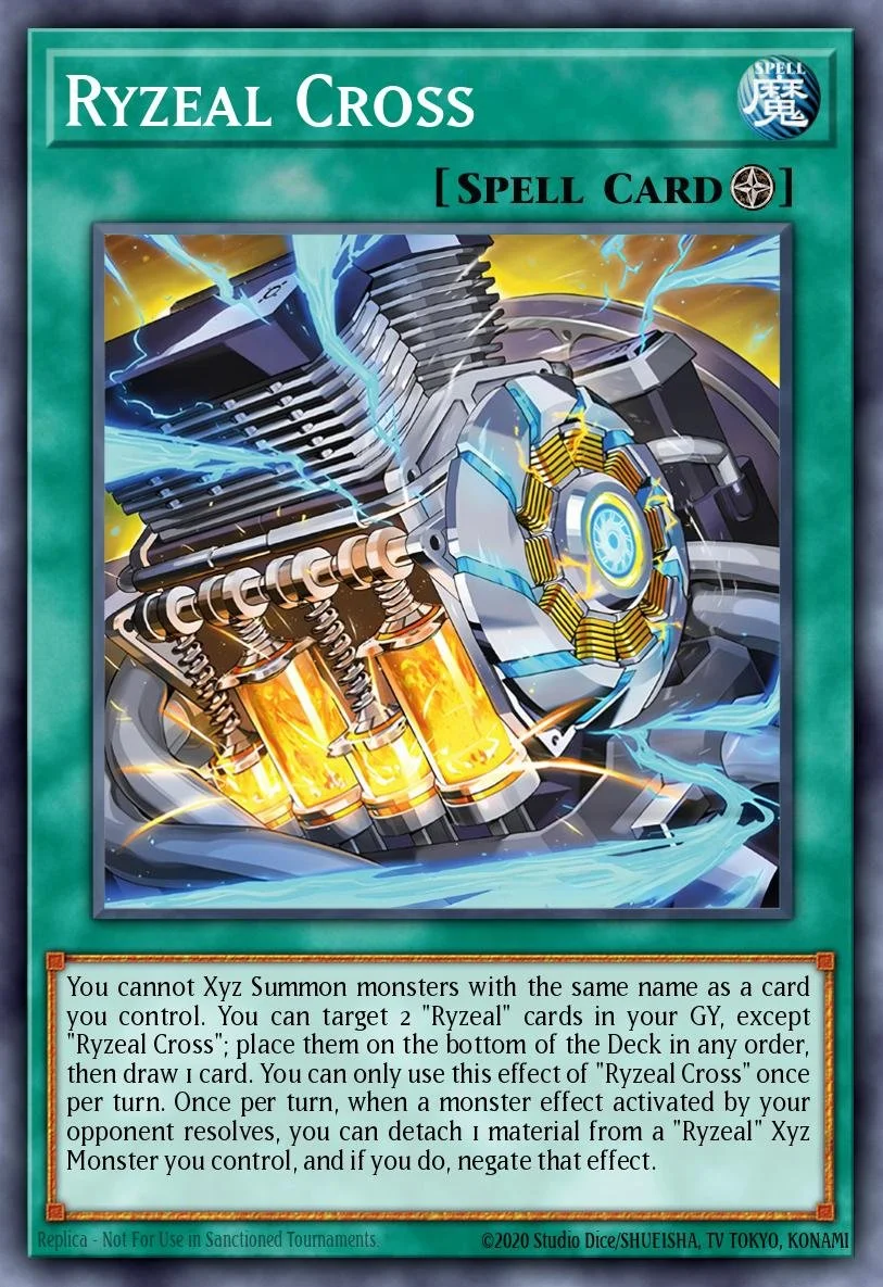 RYZEAL CROSS - CRBR-EN009 - 1st Edition - SUPER RARE
