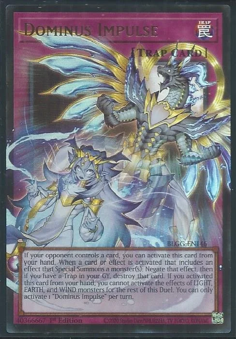 DOMINUS IMPULSE - BLGG-EN137 - 1st Edition - OVERFRAME ULTRA RARE