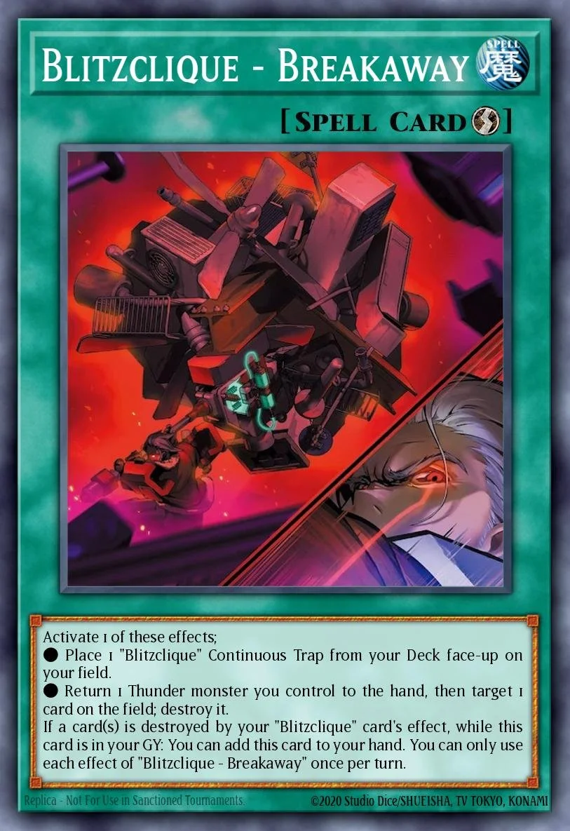 BLITZCLIQUE - BREAKAWAY - CORI-EN051 - 1st Edition - SUPER RARE