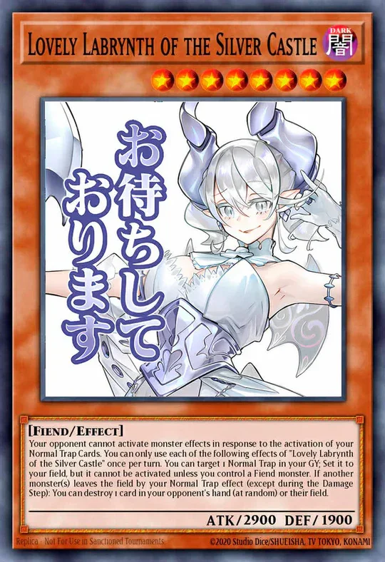 Lovely Labrynth of the Silver Castle (Variant Art) - RA05-EN099 - 1st Edition - Starlight Rare