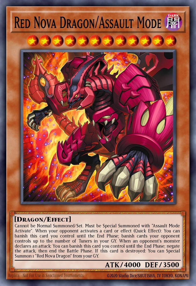 RED NOVA DRAGON/ASSAULT MODE - BLZD-EN004 - 1st Edition - COMMON