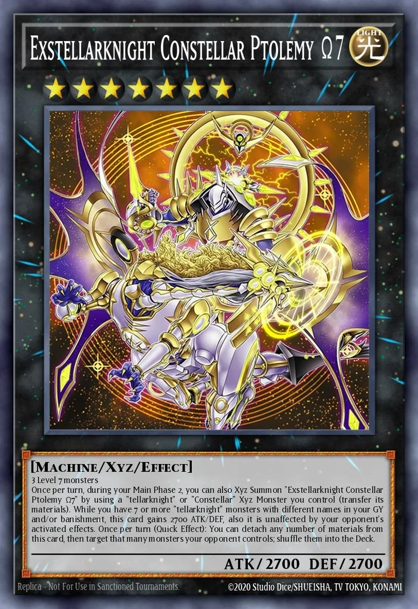 EXSTELLARKNIGHT CONSTELLAR PTOLEMY Q7 - BLGG-EN018 - 1st Edition - SECRET RARE