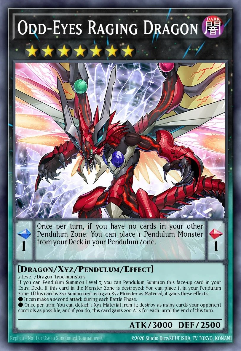 Odd-Eyes Raging Dragon - LAVD-ENO29 - 1st Edition - COMMON