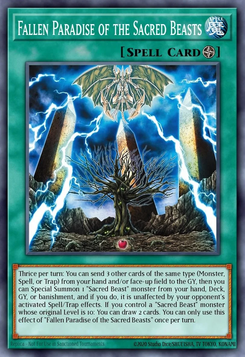 FALLEN PARADISE OF THE SACRED BEASTS - CORI-EN048 - 1st Edition - COMMON